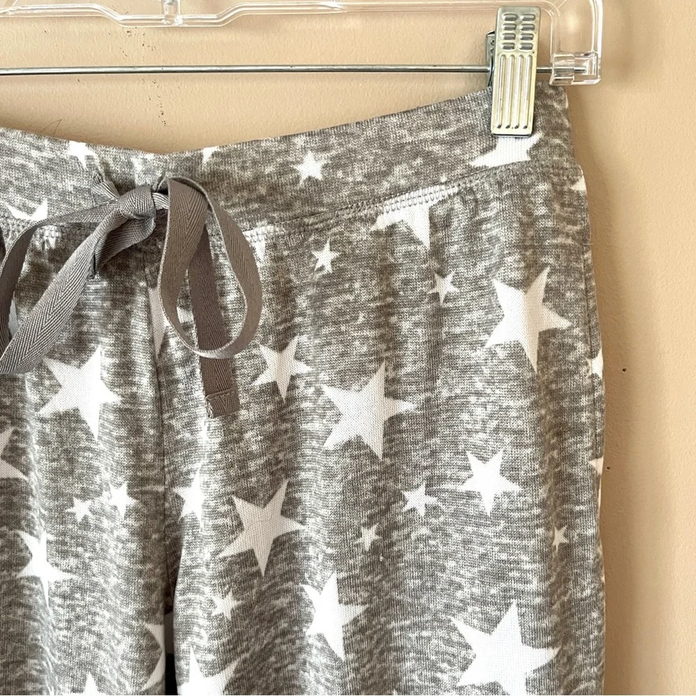 PJ COUTURE | Gray Star Print Pajama Lounge Pants Sz S - Picture 2 of 5